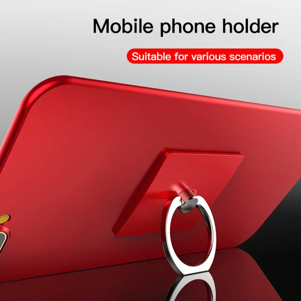 Finger Ring Mobile Phone Smartphone Parts Holder Cell Smart Phone Ring Transparent Clip Socket Stand Cellphone Accessories