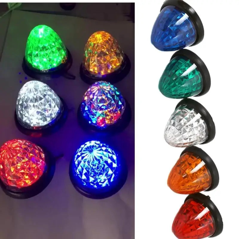 1Pc 24V LED Side Marker Light, Taillight, Clearance Lamp, Warning Indicator For Truck, Trailer, Caravan, Bus