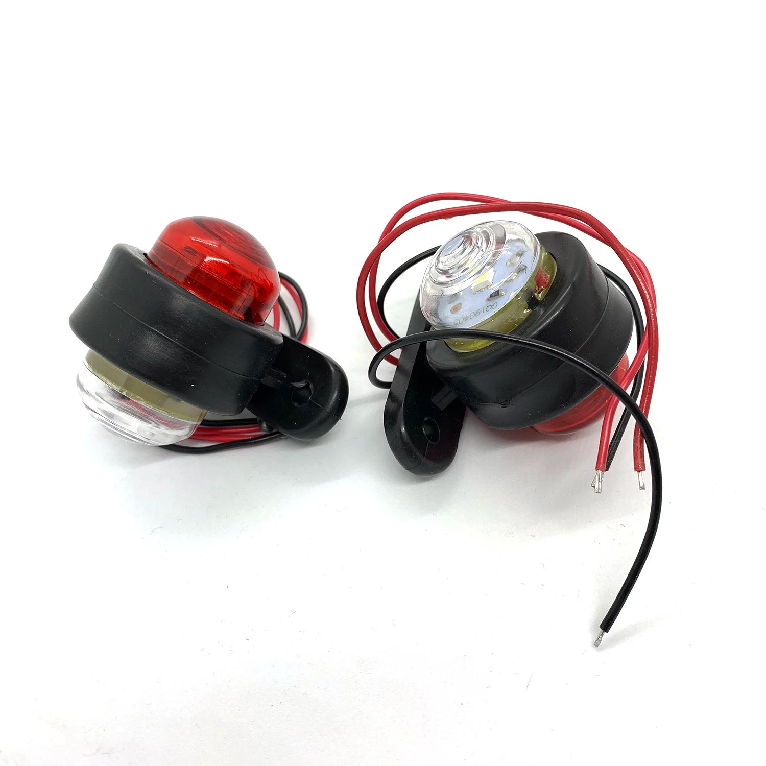 2PCS 12V 24V Truck Trailer Lights LED Side Marker Position Lamp Lorry Tractor Clearance Lamps Parking Light Red White