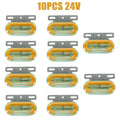 Truck Clearance Lights 12/24V LED Trailer Side Marker Lights Turn Signal Lamp Red White Amber Lorry Tractor Tail Light