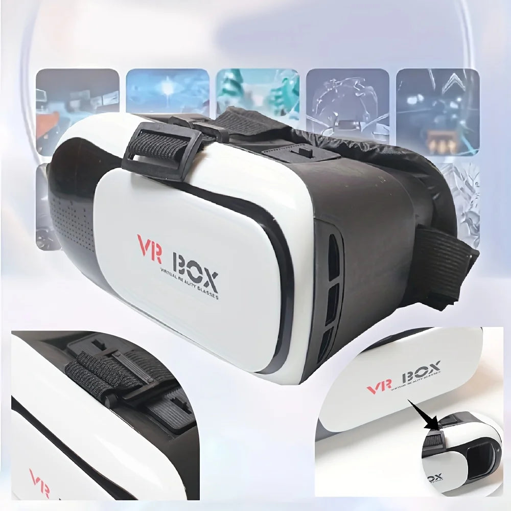 3D VR Glasses Virtual Reality Viar Goggles Headset Devices Smart Helmet Lenses For Cell Phone Mobile Smartphones Viewer