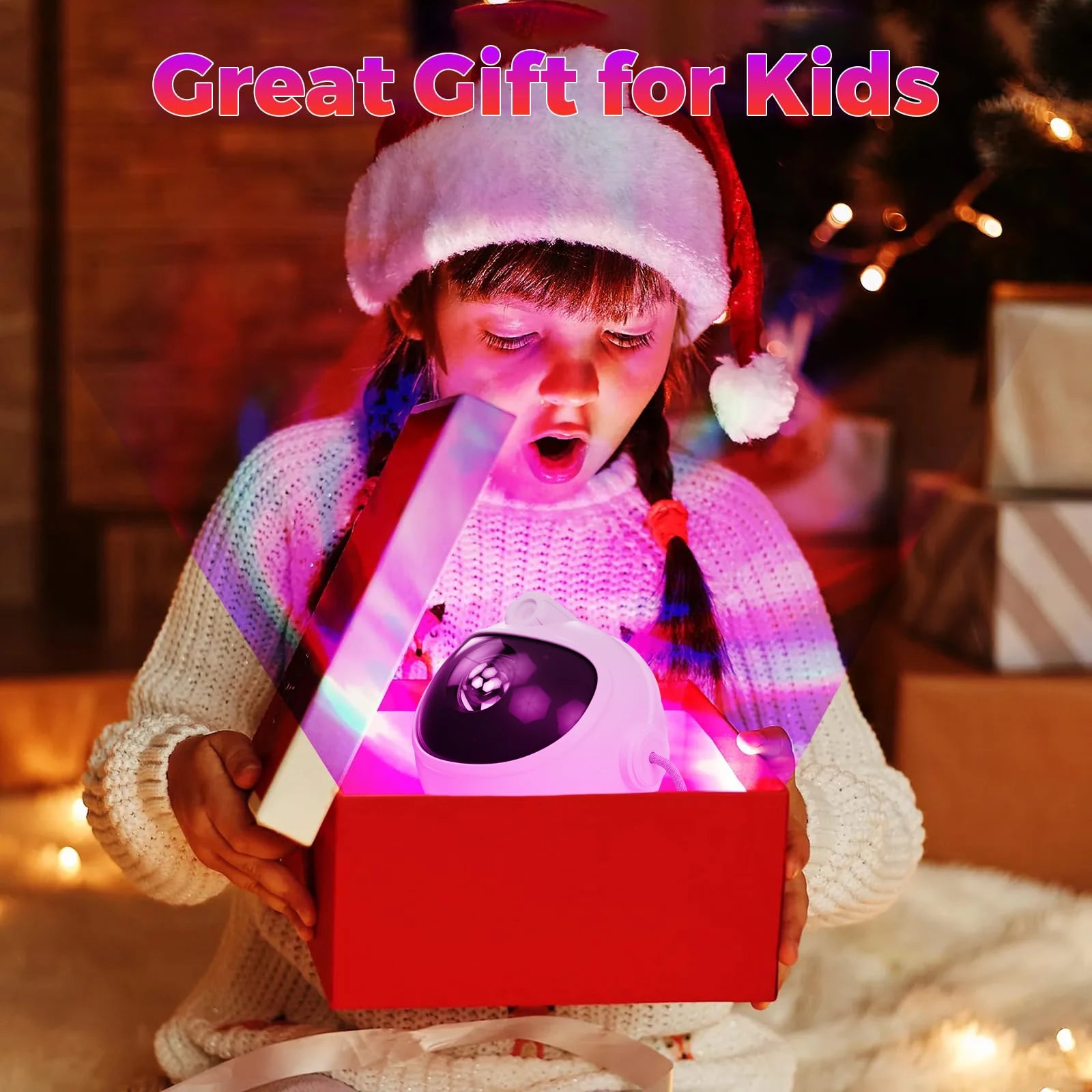 Astronaut LED Star Projector Night Light — Bluetooth Galaxy Lamp