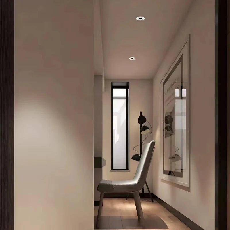 LED PIR Motion sensor Downlight 10W 20W 30W thick aluminum Anti-glare Spotlight for Hallway Corner Stair Home Night Light AC220V
