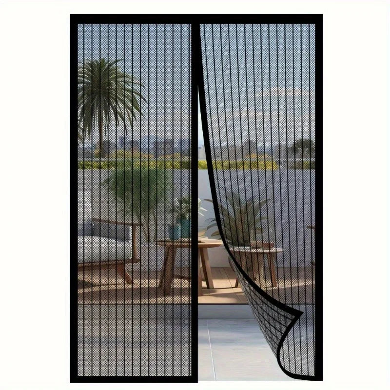 Magnetic Screen Door - Automatically Closes, No Hands Needed, Bug Defense Easy Maintenance Nylon Mesh for Different Room Designs