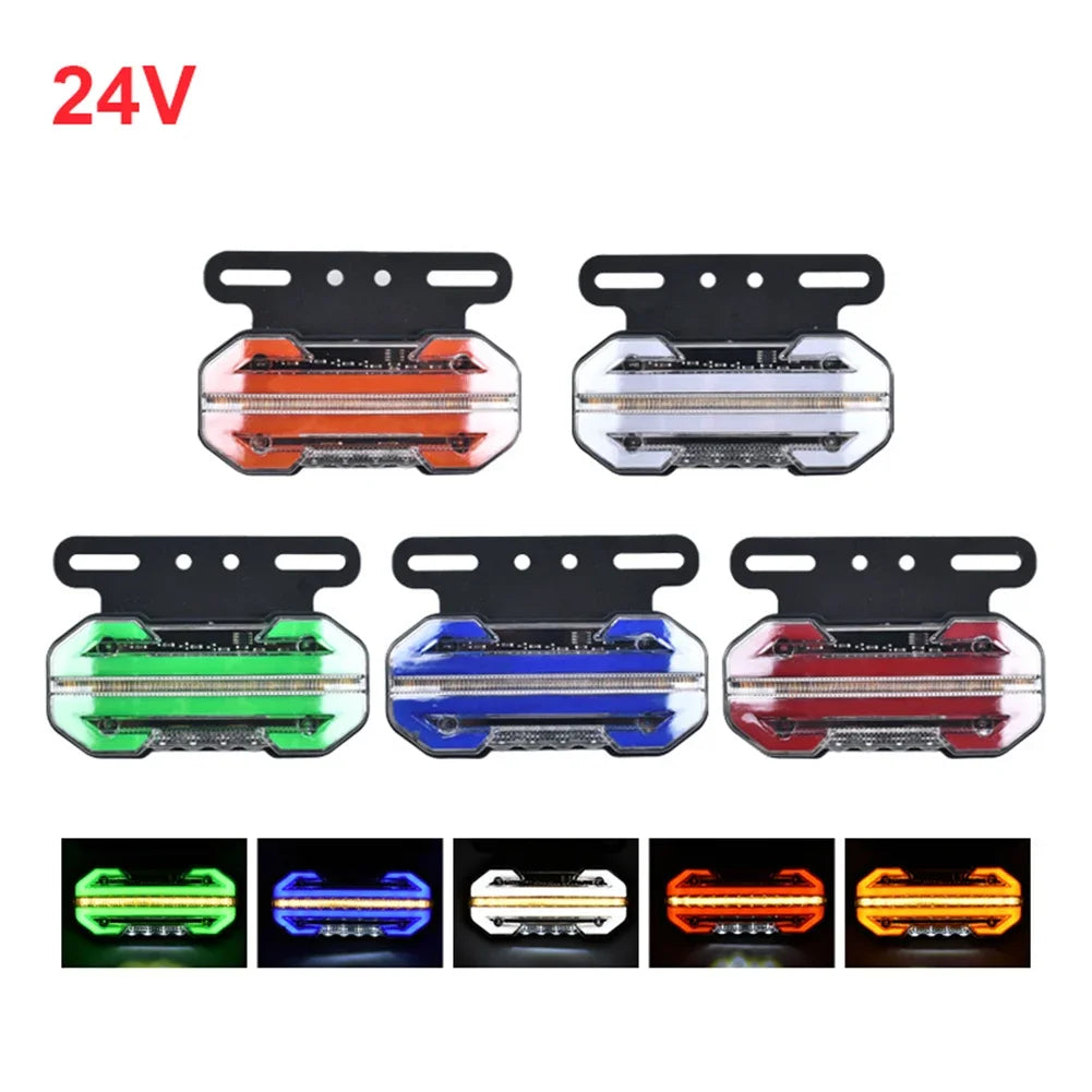 For Truck Models For Cargo Trailers Cargo Trailer Lights 24V LED Side Lights Stylish Appearance Waterproof Design Wear Resistant