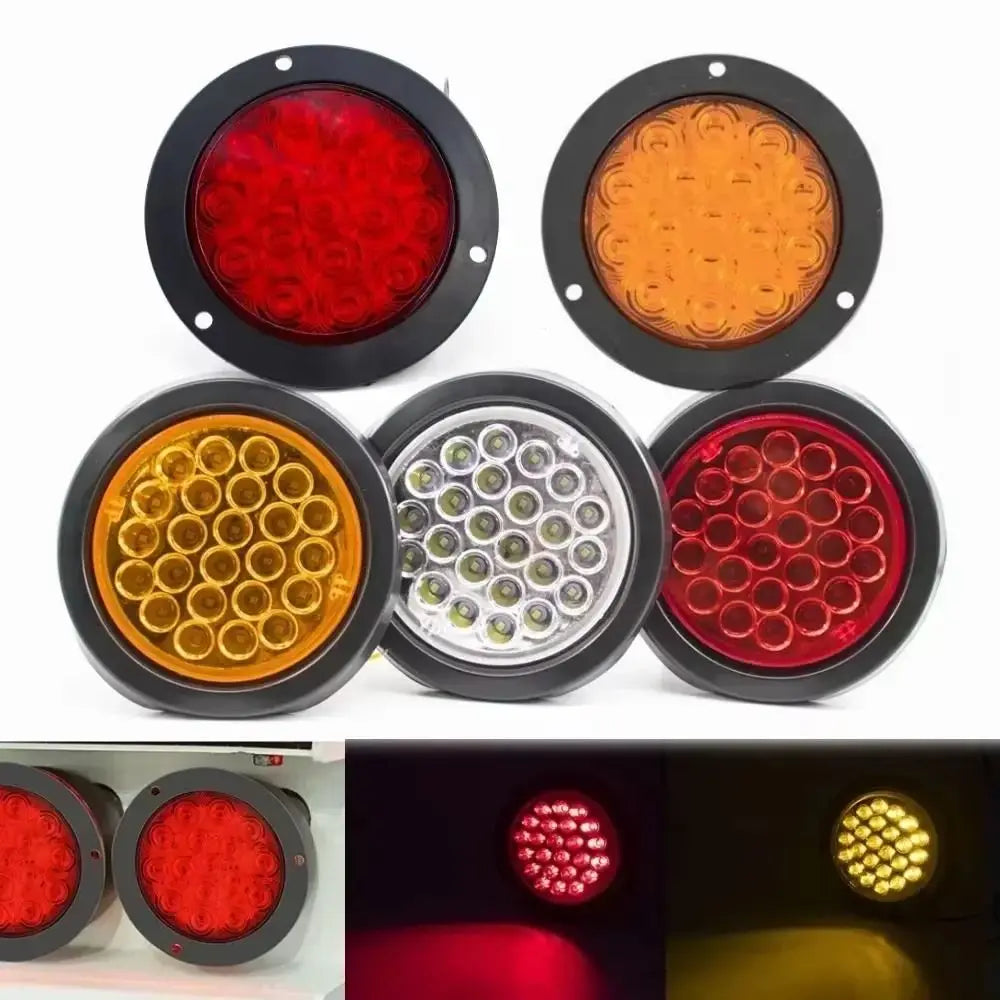DC 12-24V LED Flashing Chassis Tail Light High-Power Multi-Color Truck Laser Spotlight Enhance Visibility Anti Fog