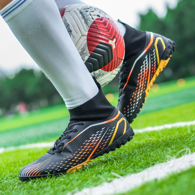 Professional Training Soccer Shoes Soccer Cleats Turf Futsal Match Grass Unisex Non-slip Breathable Men Outdoor Football Boots