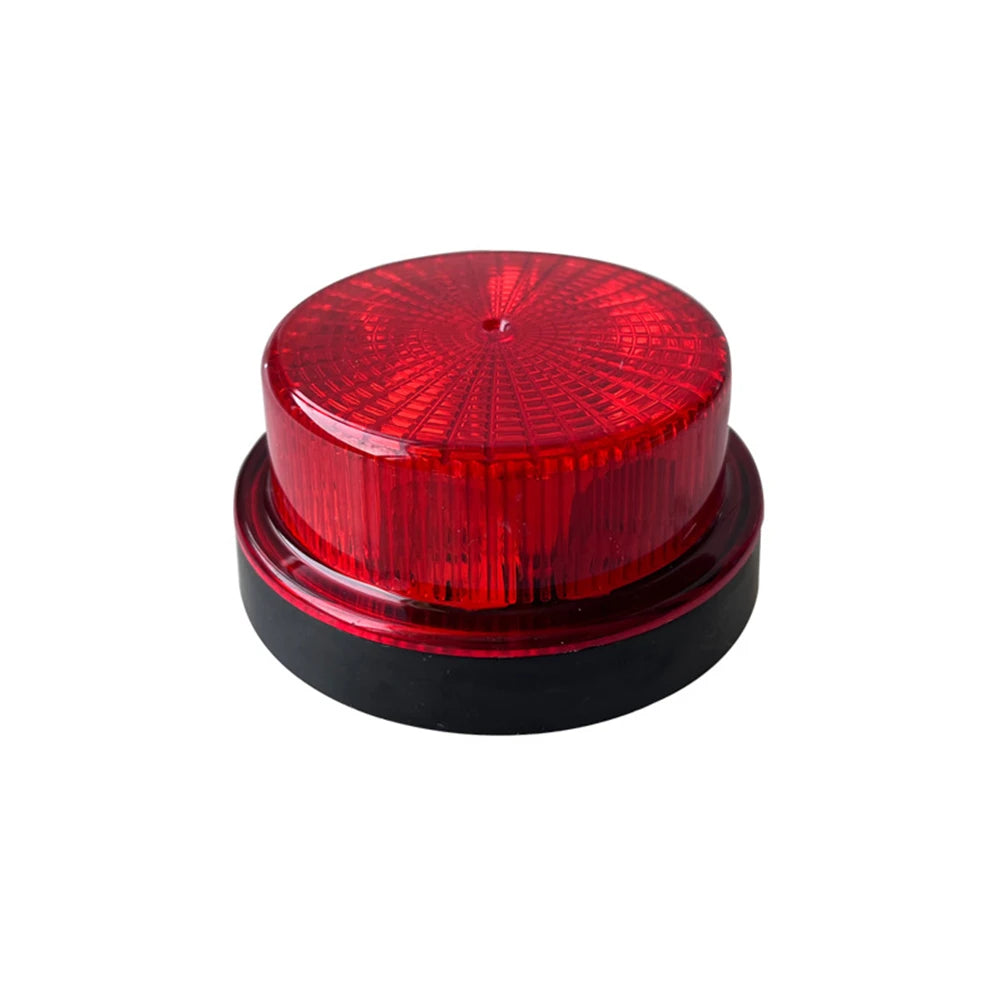 2Pcs Truck Flashing Lights 12V 24V LED Trailer Side Marker Lights Tractor Strobe Light White Amber Red Blue Green Van Bus RV