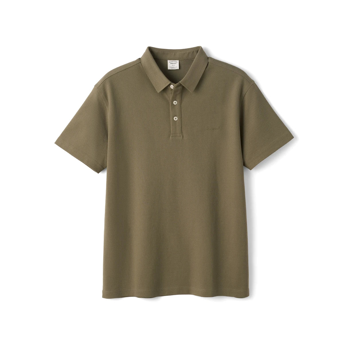 SIMWOOD 2026 Summer New 230gsm Sorona Cotton Pique Polo Shirt Men Regular Fit Short Sleeve Breathable Smart Casual Golf T-Shirt