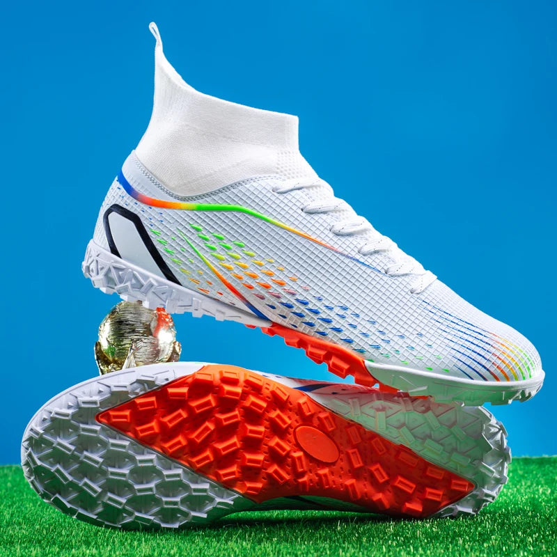Professional Training Soccer Shoes Soccer Cleats Turf Futsal Match Grass Unisex Non-slip Breathable Men Outdoor Football Boots