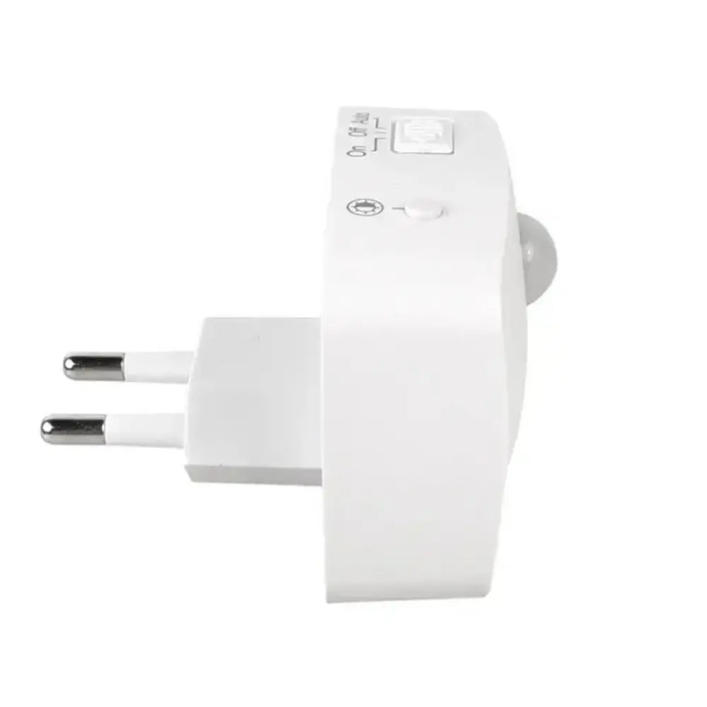 Motion Sensor Induction Light EU US Plug Wireless Mini LED Night Light Battery Operated Energy Saving Bedside Night Lamp
