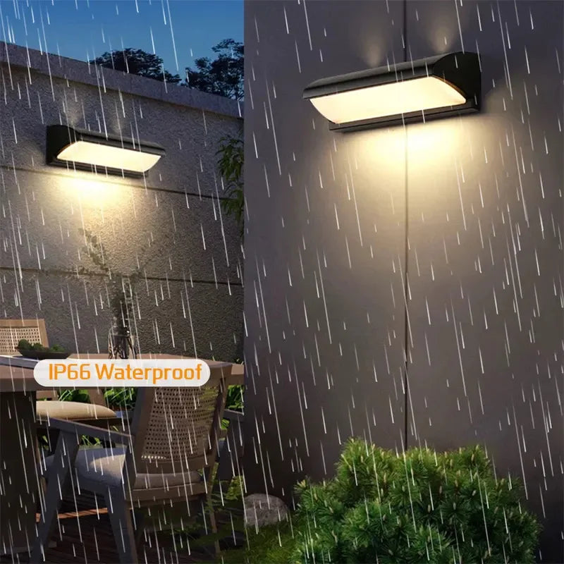 LED Lights AC85-265V Motion Sensor Light Led Outdoor Wall Light Porche Balcony Garden Courtyard Lamp Retro Living Room Bedroom