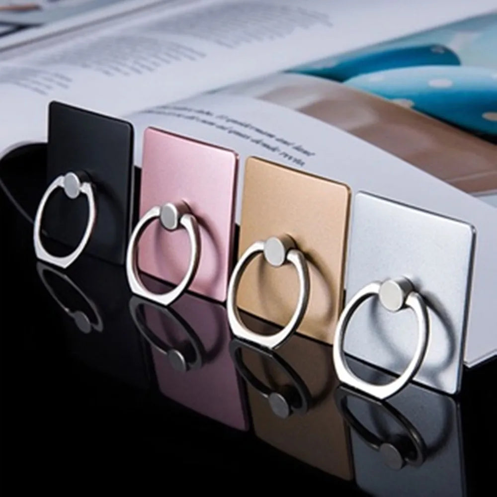Finger Ring Mobile Phone Smartphone Parts Holder Cell Smart Phone Ring Transparent Clip Socket Stand Cellphone Accessories