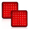 1/2x Universal 36LED Running Rear Fog Lamp 24V Auto Tail Light Waterproof Trailer Truck Driving Caravan Lorry Towing UTE Bus RV