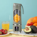 Portable Blender for Shakes and Smoothies 450ml BPA Free Travel Cup & Lid, Durable Stainless Steel Blades, Personal Smoothie