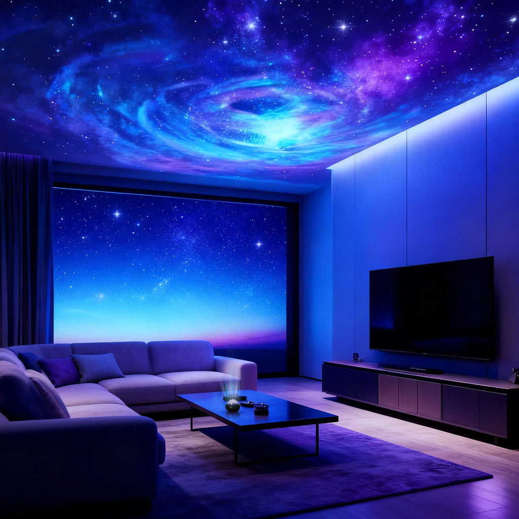 Galaxy Starry Sky LED Projector — USB Night Light for Bedroom & Party