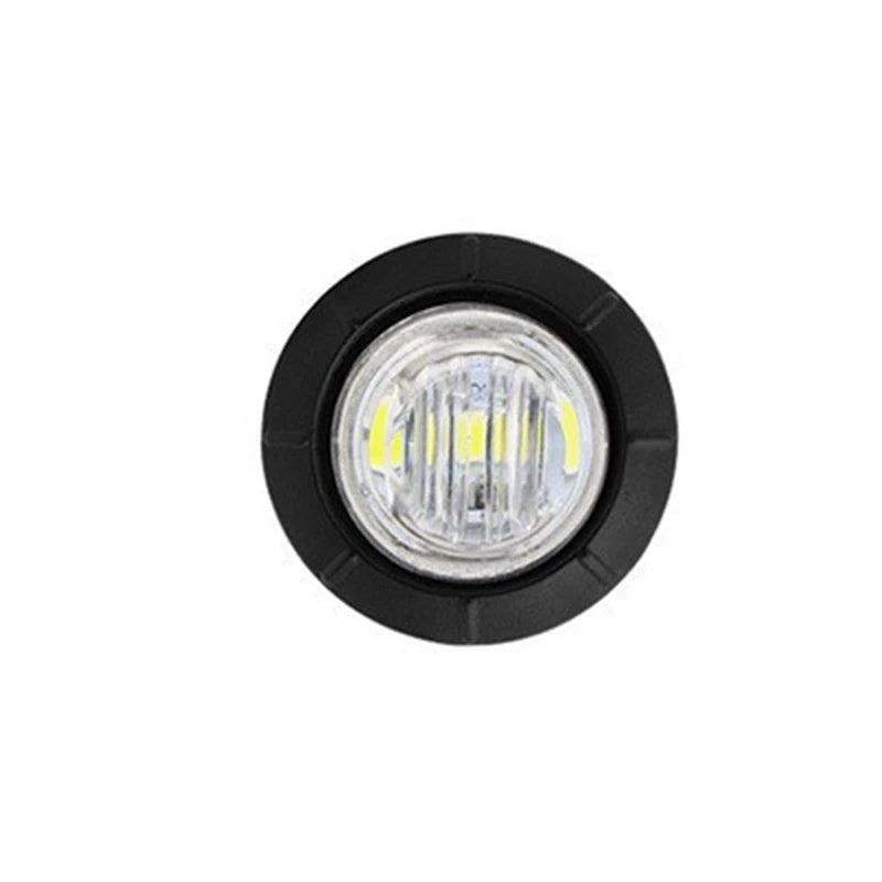 LED Indicators 12V 24V Car Round Trailer Side Marker Light Yellow White Red for Trucks Clearance Lights Truck Turn Signal Lamp