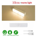 LED Motion Sensor Under Cabinet Light USB Rechargeable LED Night Light for Closet Cabinet Kitchen Wardrobe Cupboard