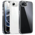 For iPhone 17e/16e Phone Case with Screen Protector , Anti Yellowing Shockproof Protective Transparent Cell Phone Cover (-Clear)