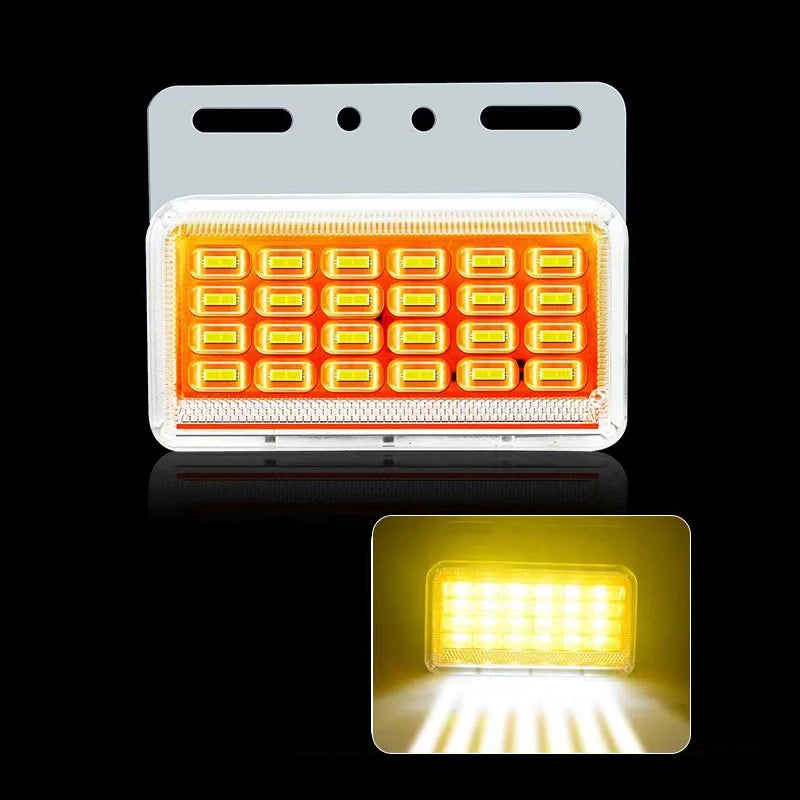 Led Side Light 24V Waterproof For Truck Trailer And Bus Wide Waist Light Suitable For Side Marker And Rear Light Applications