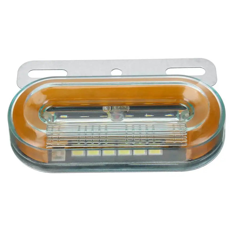 12pcs 12V/24V LED Car Truck Side Marker Lights Car External Lights Signal Indicator Lamp Warning Tail Light 3Modes Trailer Lorry