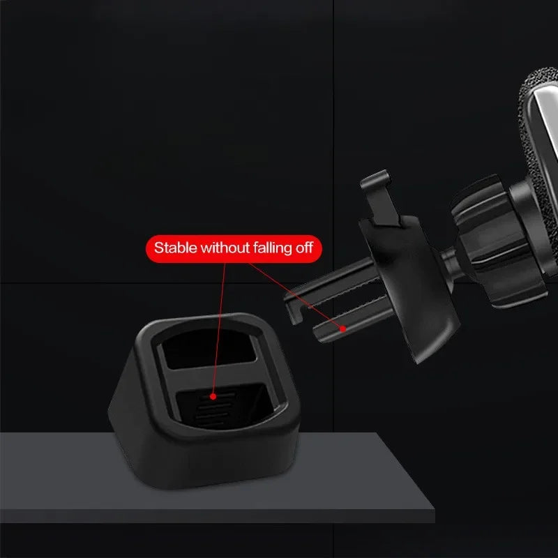 Universal Wireless Car Charger Stand  for All Phone Base Car Air Outlet Clip Bracket Base Cellphone GPS Stand Cradle Accessories
