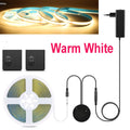 LED Light with Movable One / Dual Sensors night lights COB Lamp 220V 110V To DC 24V PIR Motion Sensor Stairs Bedroom Night Light