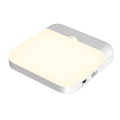 LED Motion Sensor Night Light, Square USB Rechargeable Cabinet Lamp, for Bedroom Kitchen Staircase Hallway Wardrobe
