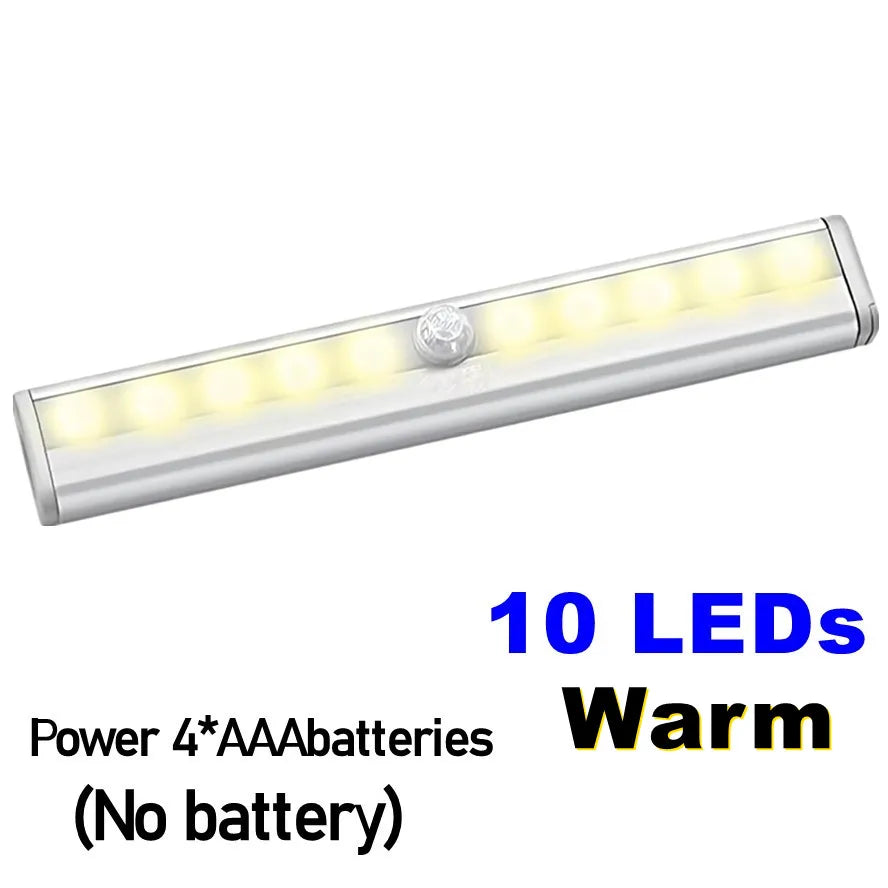 Motion Sensor Light Wireless LED Night Light Bedroom Night Lamp Room Decor Kitchen Closet Aisle Light Detector Cabinet Staircase