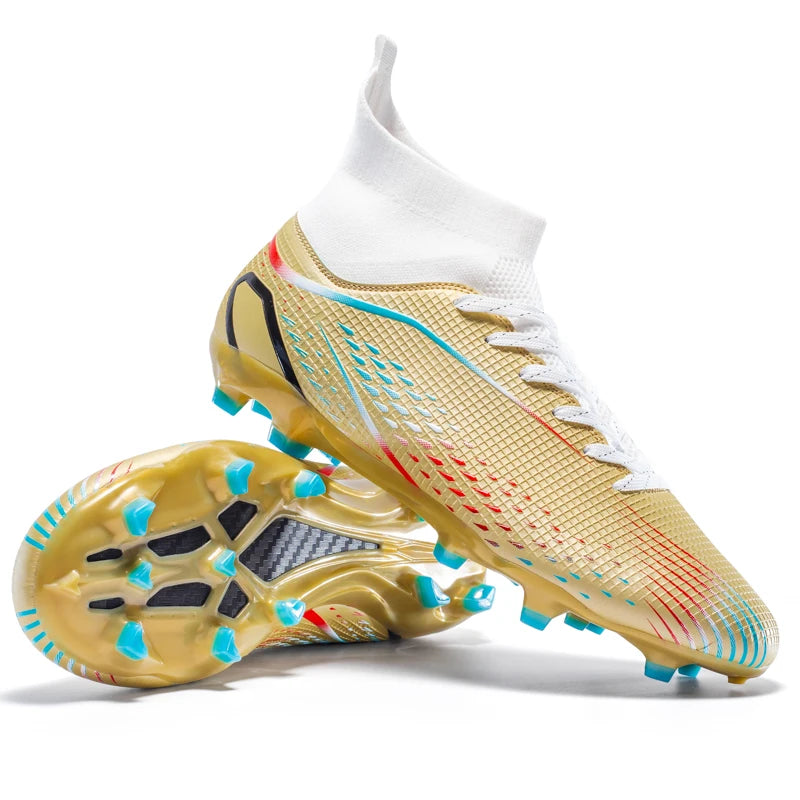 Professional Training Soccer Shoes Soccer Cleats Turf Futsal Match Grass Unisex Non-slip Breathable Men Outdoor Football Boots