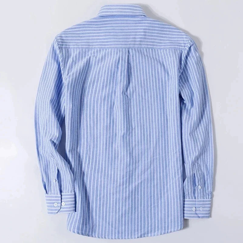 Customizable Men's Long Sleeve T-Shirt — Tailor-Made Cotton Shirt