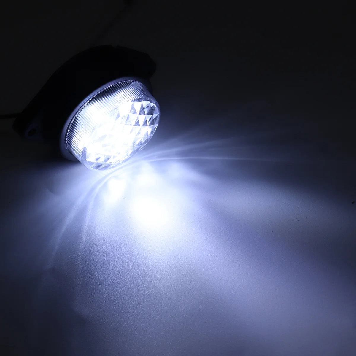 1PCS 24V Warning Light 6 LED Side Lights Clearance Trailer Orange White Red LED Truck Side Marker Lamp Truck Lorry