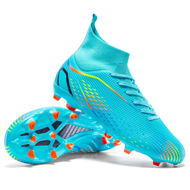 Professional Training Soccer Shoes Soccer Cleats Turf Futsal Match Grass Unisex Non-slip Breathable Men Outdoor Football Boots