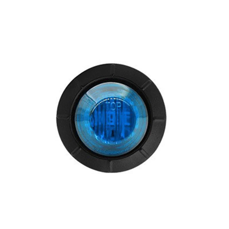 LED Indicators 12V 24V Car Round Trailer Side Marker Light Yellow White Red for Trucks Clearance Lights Truck Turn Signal Lamp