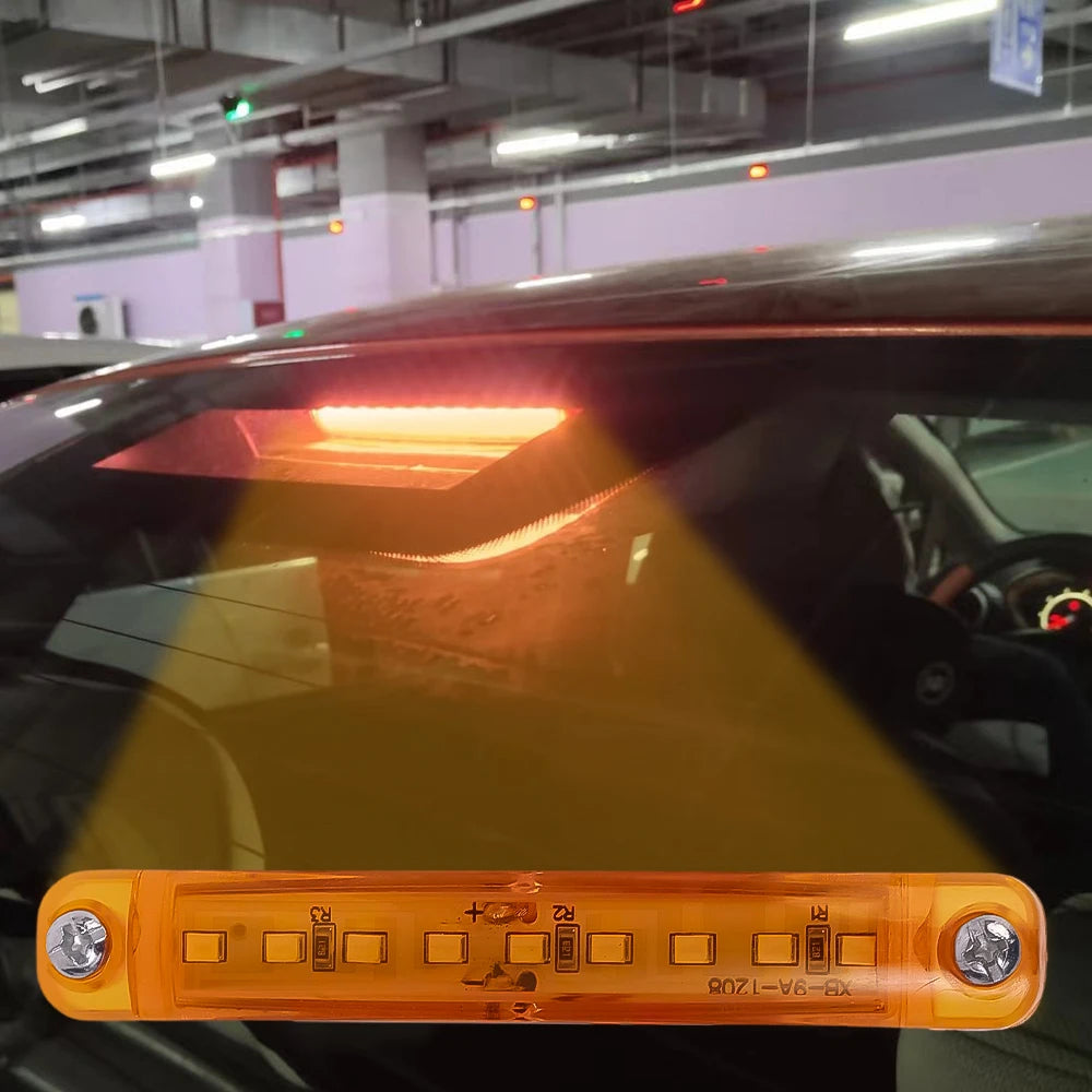 12V 24V 9 LED Warning Lamp Truck Trailer Side Marker Indicators Light Car Signal Brake Rear Warning Tail Clearance Light