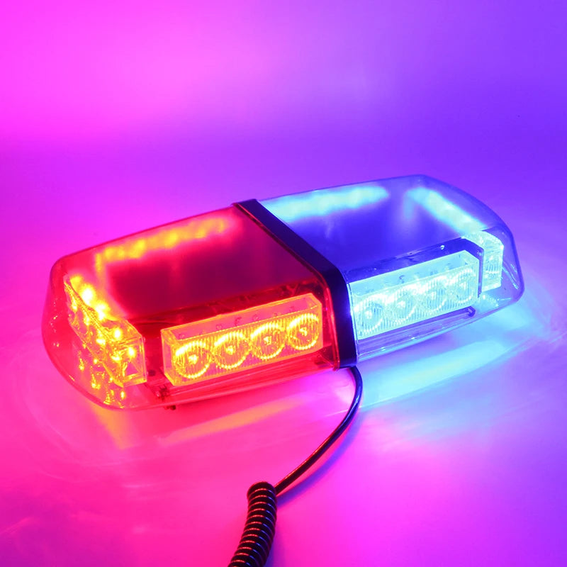 Red LED Car Truck Flashing Firemen Automobile Strobe Warning Light Ambulance Emergency Traffic Lightbar Safe Alarm Flasher Lamp