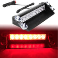 Police LED Lights Strobe Light for Car 12V Emergency Signal Lamps Warning Light Auto Truck Flashing Windshield Flash Lighting