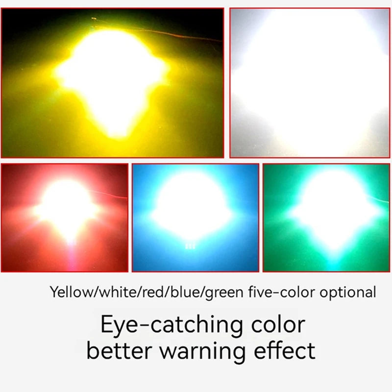 12V- 80V 6LED Warning Flashing Lights Front Rear Clearance Indicator Lamp Side Marker Lights for Trailer BUS Van Caravan Truck
