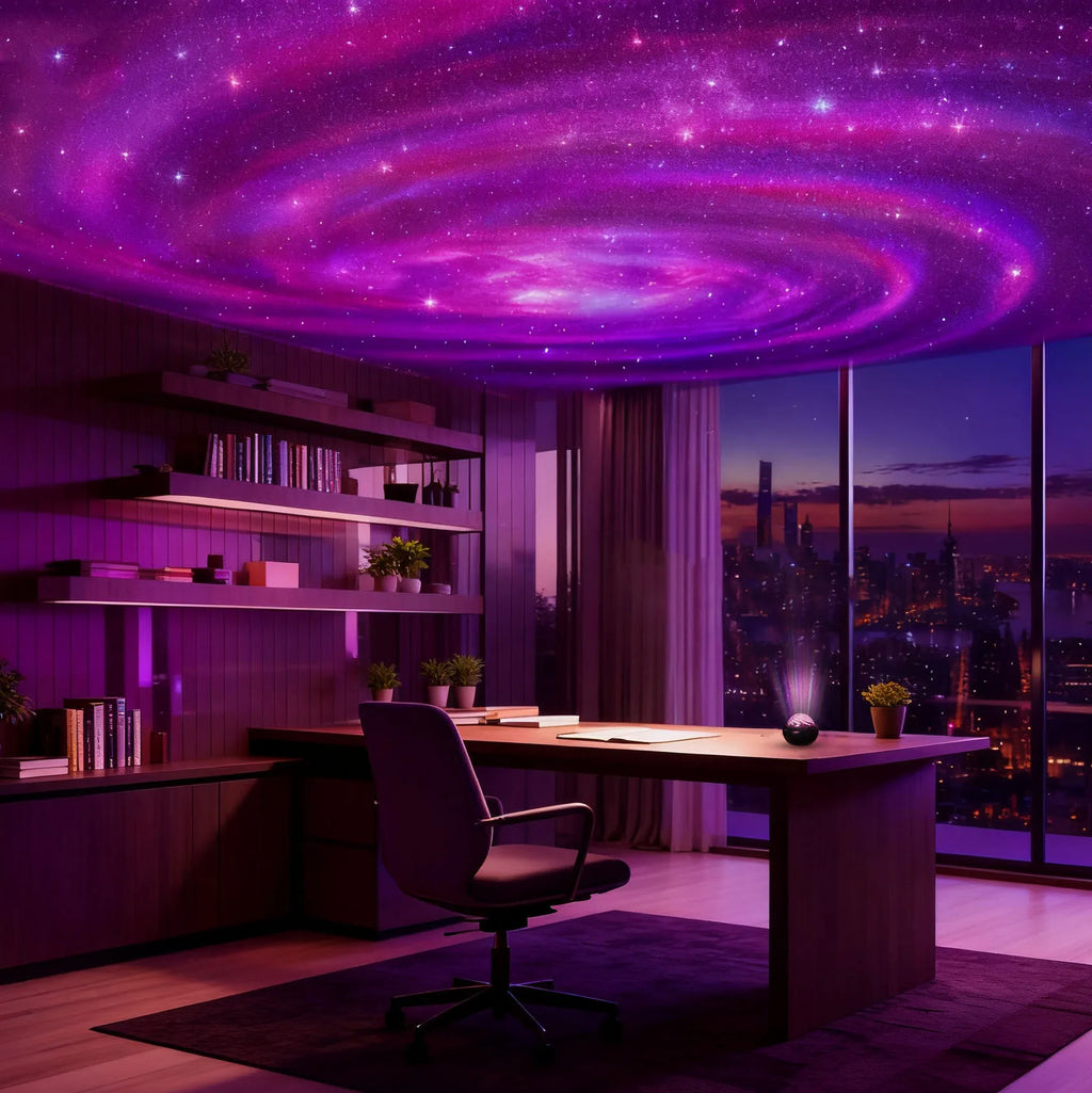 Galaxy Starry Sky LED Projector — USB Night Light for Bedroom & Party