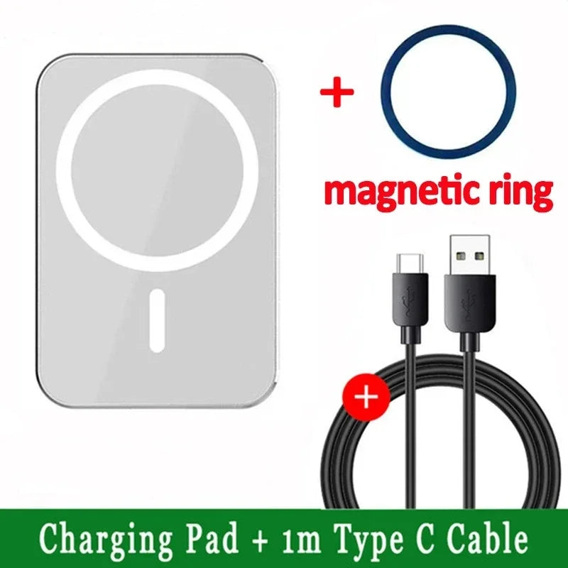 Car Phone Holder Stand Mount 30W Magnetic Car Wireless Charger For Magsafe iPhone 12 13 14 15 Pro Max Mini Fast Charging Station