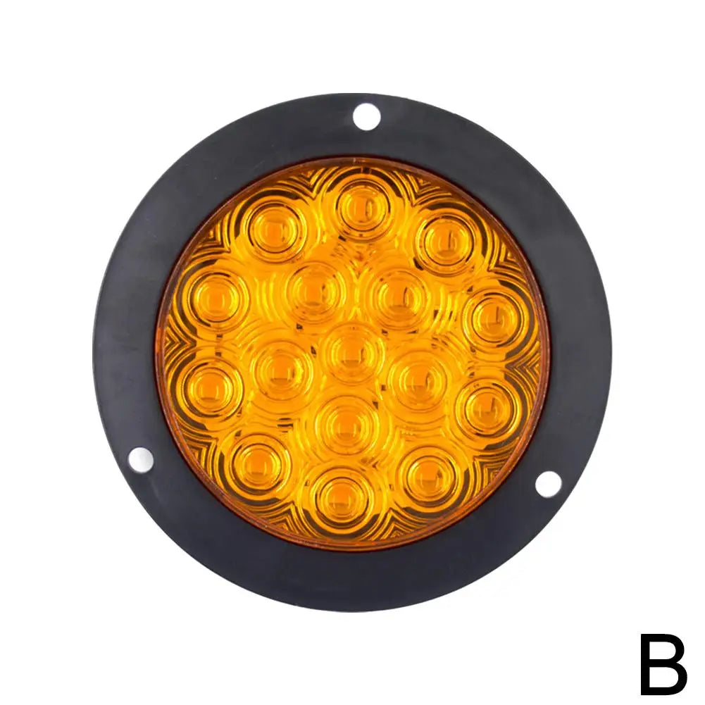 12V 24V Car Round LED Rear Tail Light Brake Stop Side Warning Reverse Truck Reflector Running Indicator Marker Trailer Lamp I0J7