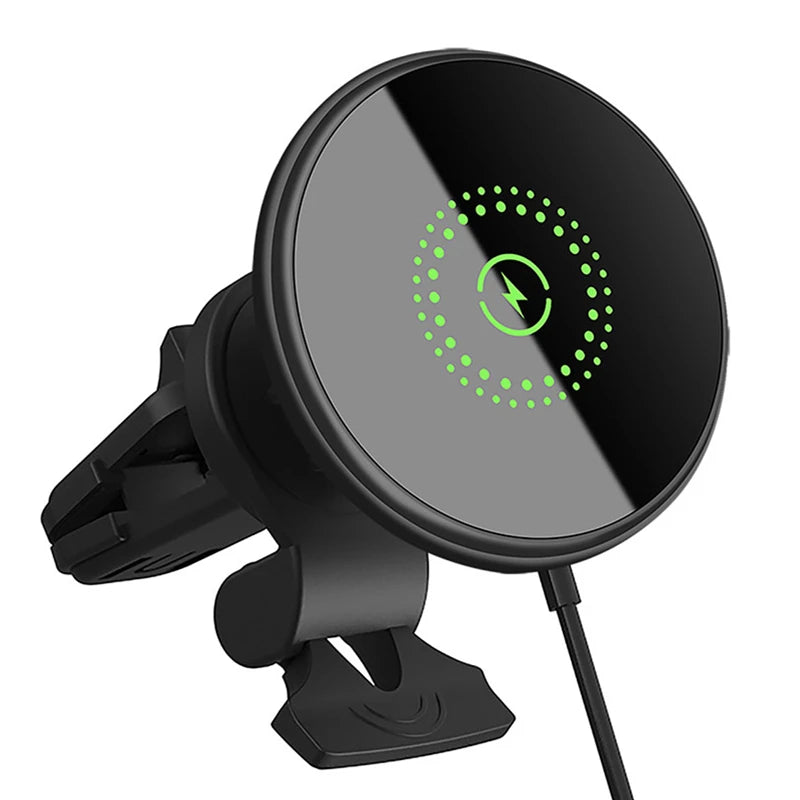 Magnetic Wireless Car Charger Mount 30W Fast Charging Stand Air Vent Phone Holder for iPhone 17 16 15 14 13 12 Pro Max Plus