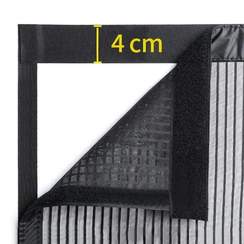 Magnetic Door Screen Custom Size Mosquito Net Curtain Fly Insect Automatic Closing Invisible Mesh For Kitchen indoor living room