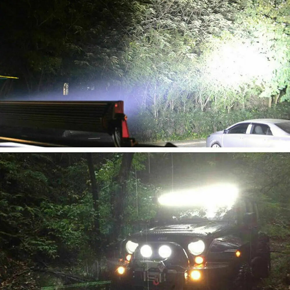 6 LED Car Work Light High Bright Spotlight Universal Offroad Automobile Truck Driving Fog Headlights DRL Driving Lamp 12V