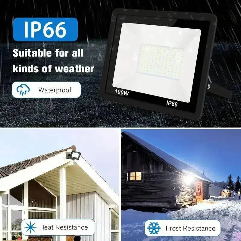 LED Floodlight PIR Motion Sensor Outdoor Light 20W 30W 50W 100W 200W AC220V Waterproof Outdoor Projector Spotlight For Garden