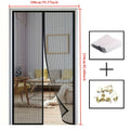 Magnetic Screen Door, Pet Friendly, Easy To Install, with Magnetic Door Curtain for Insect Control, Ventilation, and Security