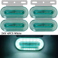 4pcs 24V LED Marker Lights Trailer Camion Clearance Lights for Volvo Truck Side Lights Cargo Lamp Lorry Tractor Turn Signals