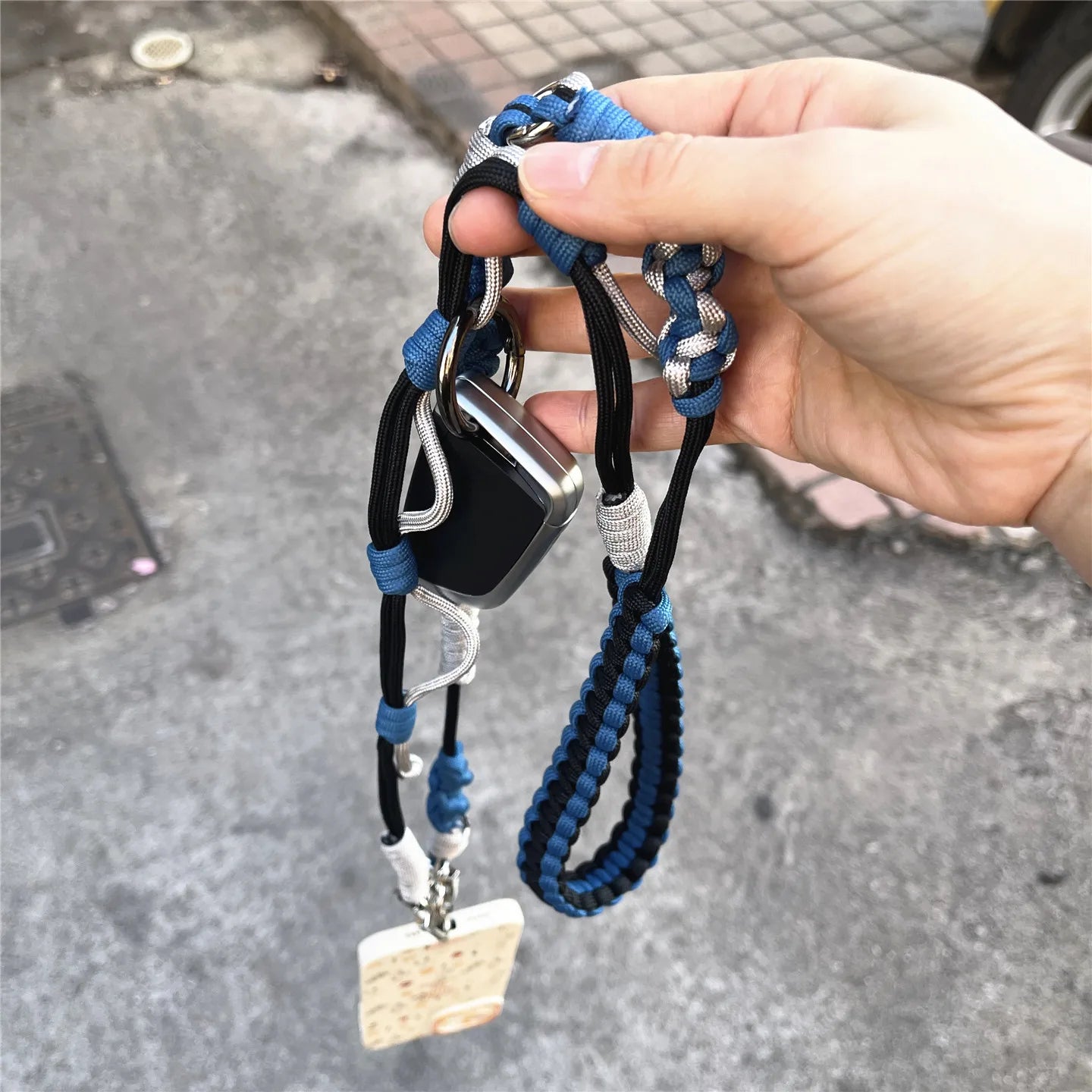 Phone Chain Handmade Cellphone Accessories Removable Laces for Keys DIY Hand Knitting Shoulder Strap Smartphone Premium Lanyard