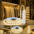 LED Motion Sensor Strip Light 1/3/5M LED Closet Light Battery Powered Wall Light for TV Beds Stair Cabinets Home Decoration