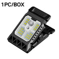 Outdoor Solar Clamp On Motion Sensor Lights Waterproof Work Light 3 Lighting Modes Camping Lamp Fence Walls Garage Led Lamps